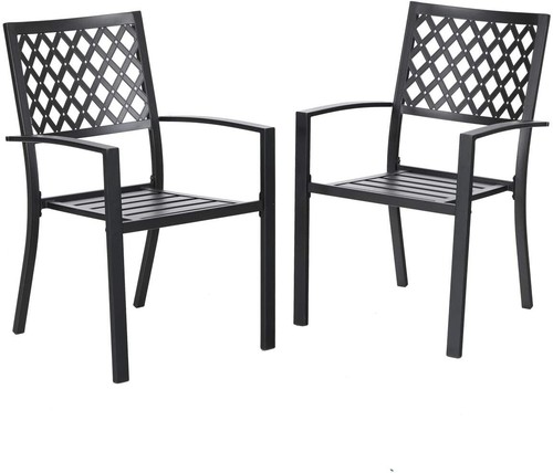 Stackable metal patio - 2, pc