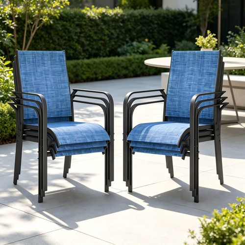 Set outdoor dining chairs - of,