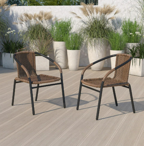 Brown outdoor rattan - brown,