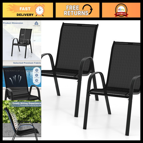 Stackable patio dining chairs - stackable,