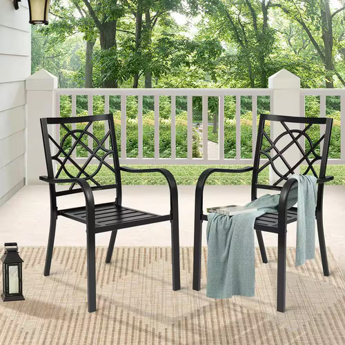 Stacking metal outdoor patio - stacking,