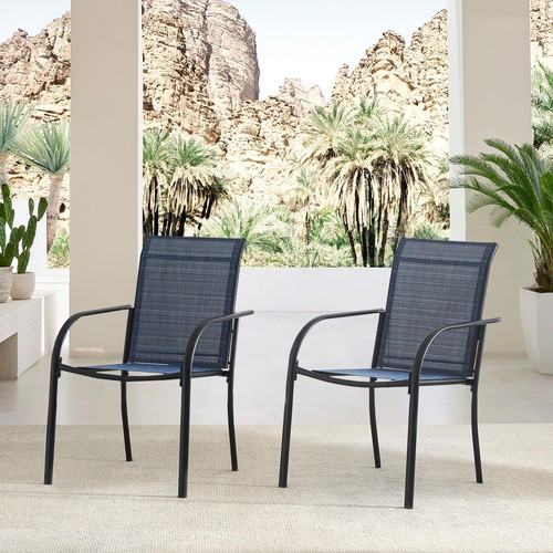 Outdoor patio dining chairs - outdoor,