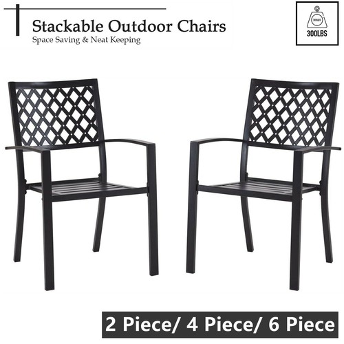 Patio dining chairs set metal - patio,