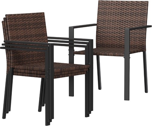 Stackable wicker chairs patio - stackable,