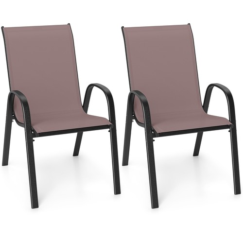 2pcs patio dining chairs - patio,