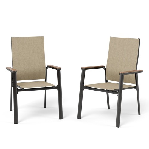 Outdoor dining chairs set - set, 2