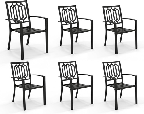 Patio chair set stackable - of,