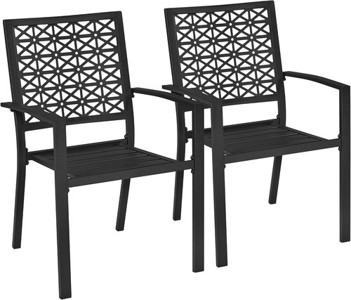 Metal patio chairs - of, 2