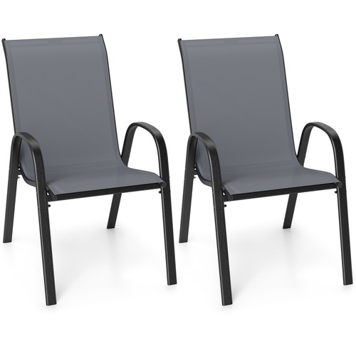 2pcs patio dining chairs - 2pcs,