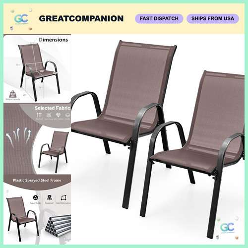 Stackable patio dining chairs - stackable,